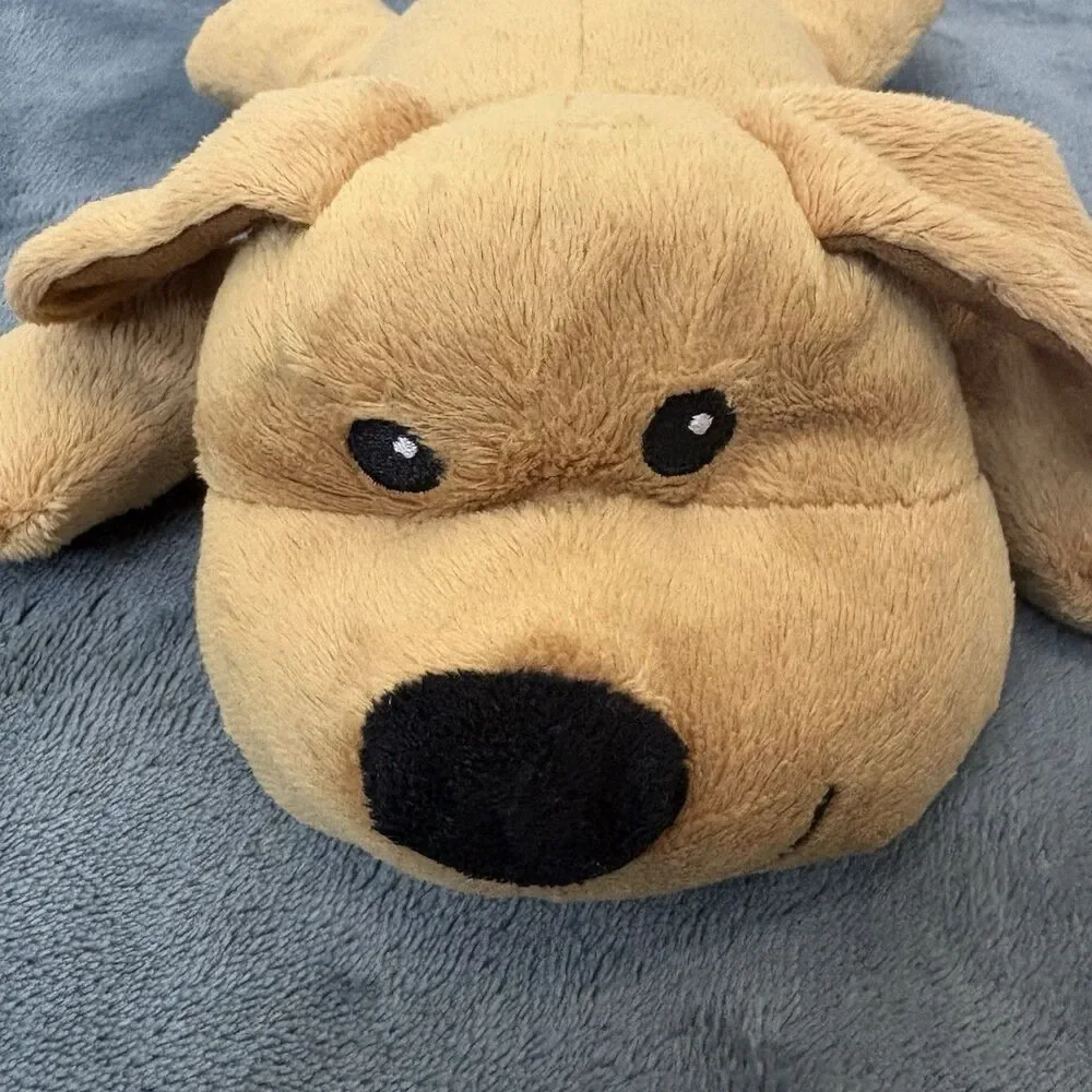Melissa And Doug Kitty Cat Gray & Tan Puppy Dog Plush Embroidered Eyes 8